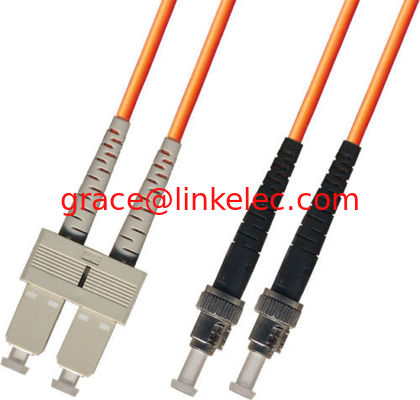 Multimode-Duplex-Glasfaser-Patchkabel 3M ST-SC 62,5/125 Orange